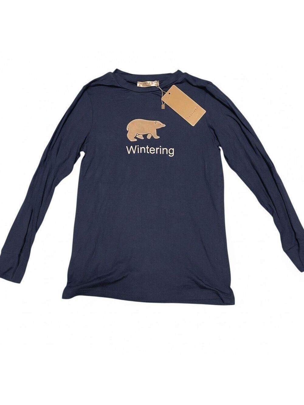 Ekouaer Boys Shirt Size 130 US 8 Long Sleeve Blue Cotton